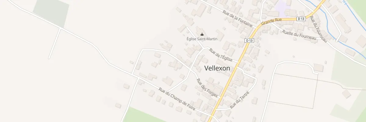 Plan du 4 Rue des Vergers à Vellexon-Queutrey-et-Vaudey
