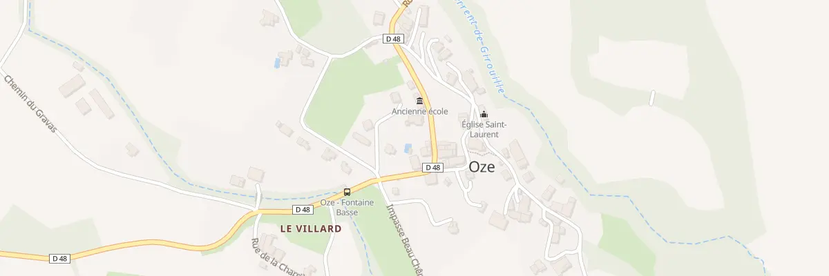Plan du 5062 Le Village à Oze
