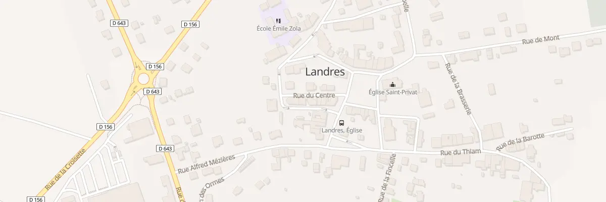 Plan du 3 Rue Raymond Poincaré à Landres