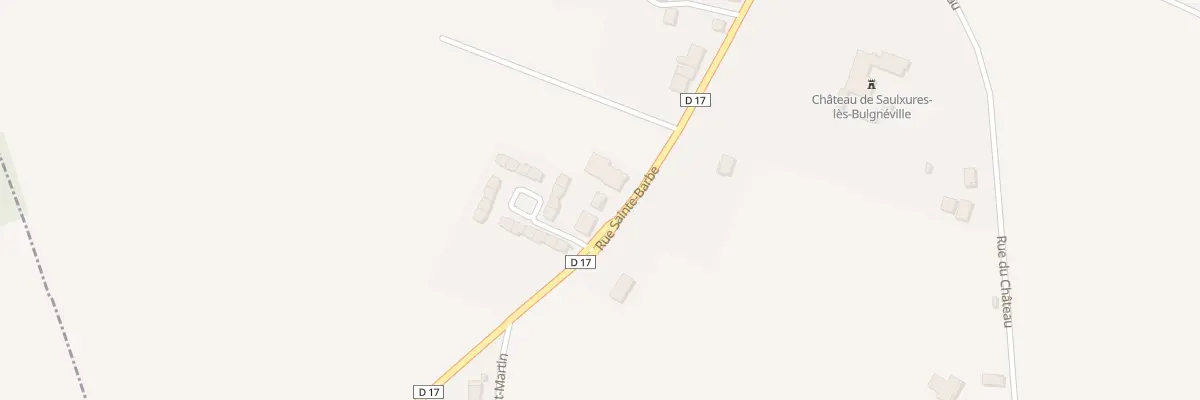 Plan du 32 Rue Sainte-barbe à Saulxures-lès-Bulgnéville