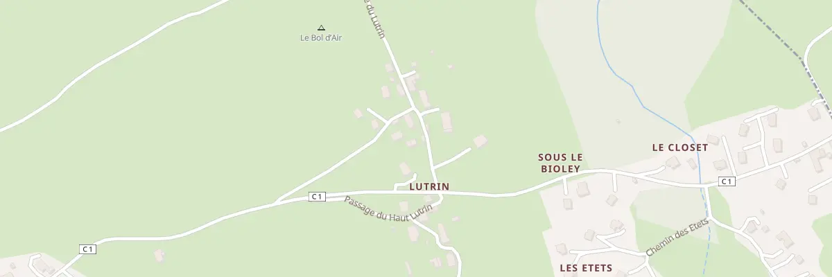 Plan du 77 Rte du Lutrin à Saint-Paul-sur-Yenne