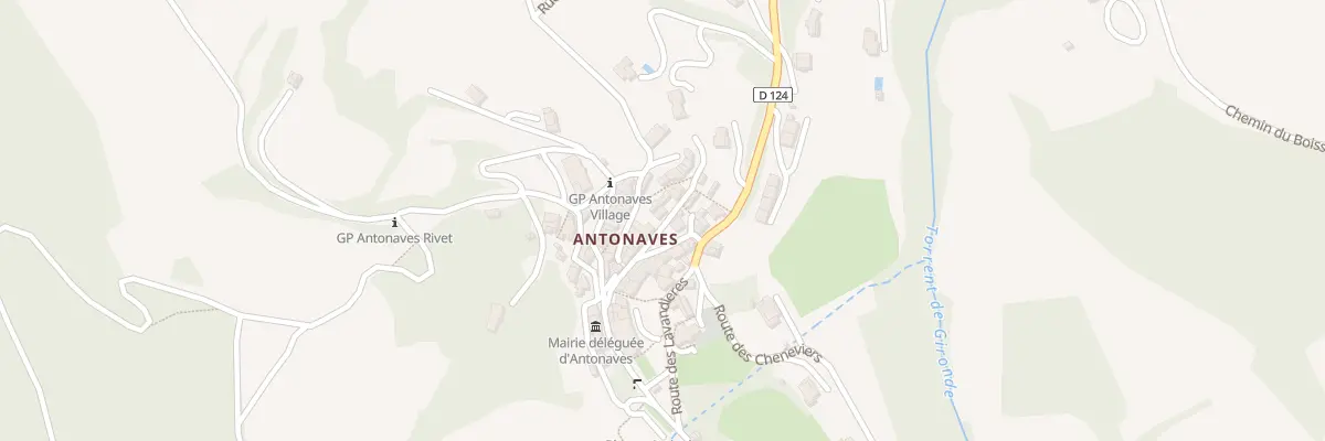 Plan du 5027 Le Village d’Antonaves à Val Buëch-Méouge