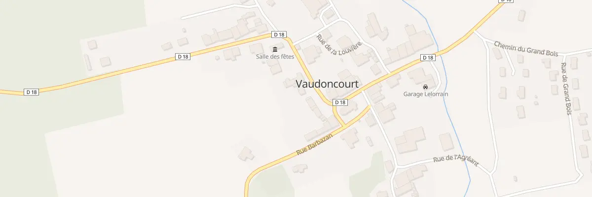 Plan du 15 Rue de la Division Leclerc à Vaudoncourt