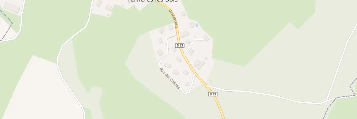 Plan du 5 Rue des Chênes à Ferrières-les-Bois