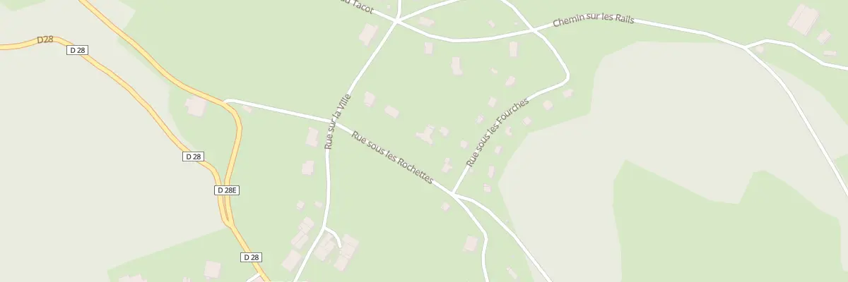 Plan du 11 Rue sous les Rochettes à Saint-Maurice-Crillat