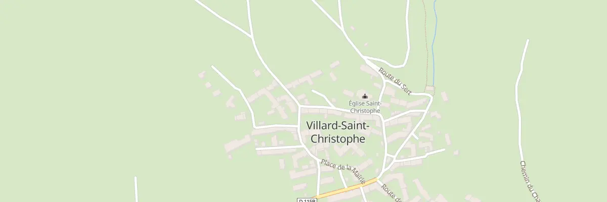 Plan du 166 Rte de Cholonge à Villard-Saint-Christophe