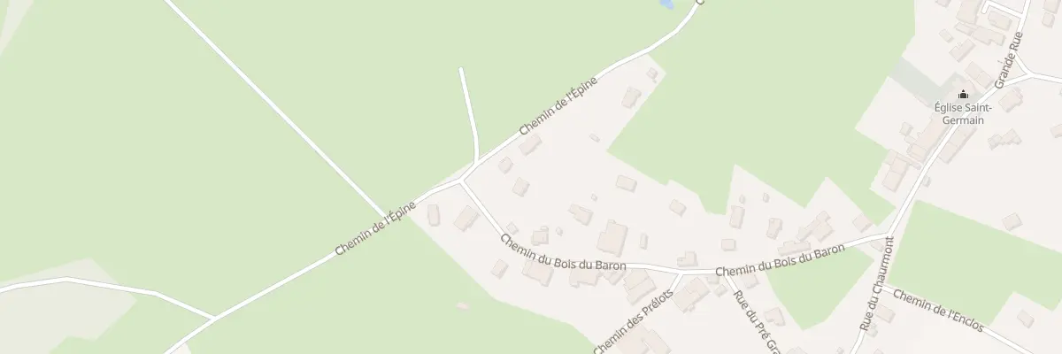 Plan du 22 Che du Bois du Baron à Fourg