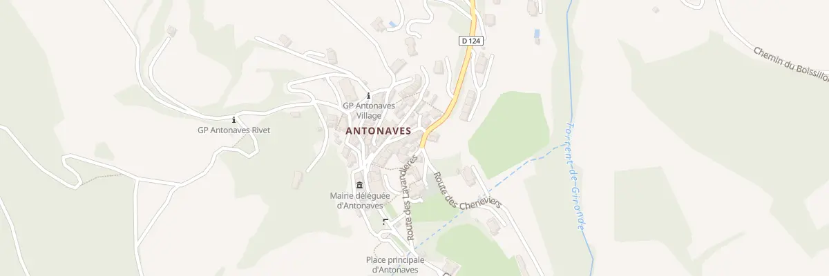 Plan du 5016 Le Village d’Antonaves à Val Buëch-Méouge