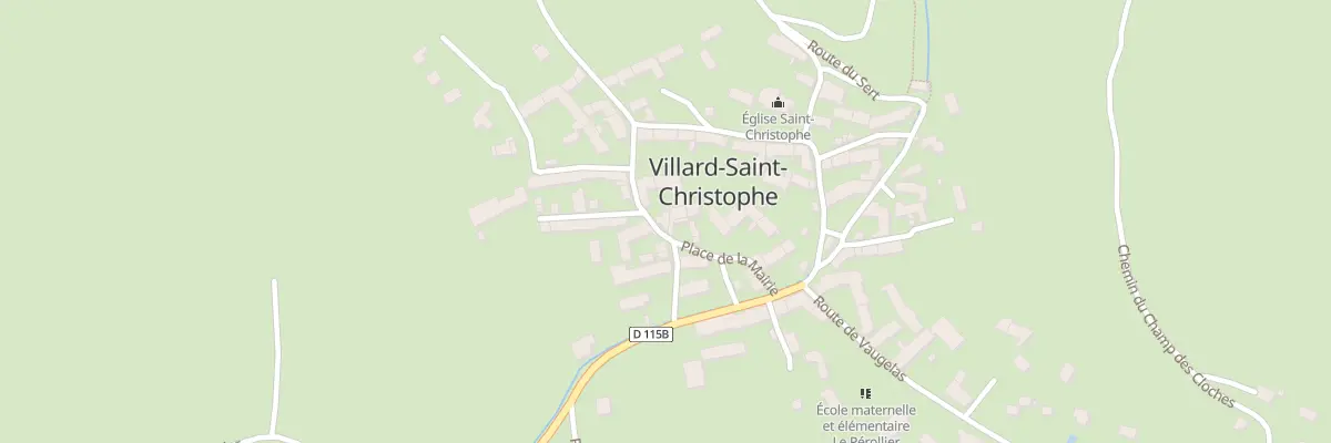 Plan du 70 Rte de Cholonge à Villard-Saint-Christophe