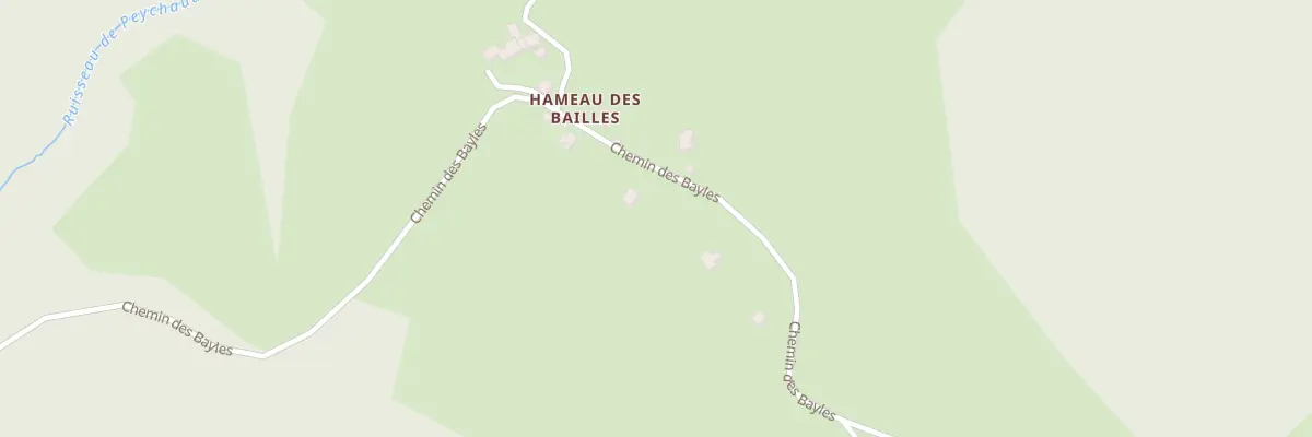Plan du 956 Che des Bayles à Châtel-en-Trièves