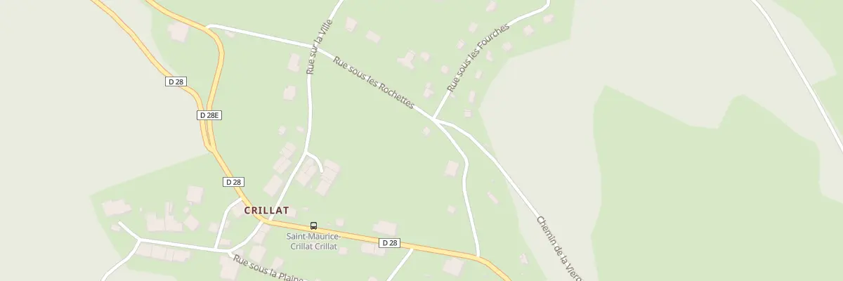 Plan du 12 Rue sous les Rochettes à Saint-Maurice-Crillat