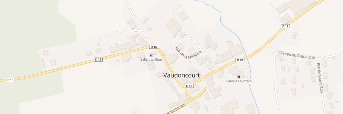 Plan du 28 Rue de la Division Leclerc à Vaudoncourt