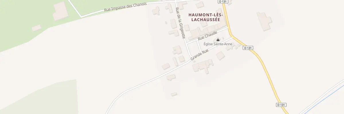Plan du 3 Rue de la Grigeotte à Lachaussée