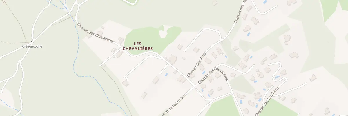 Plan du 870 Che des Chevalieres à Biviers
