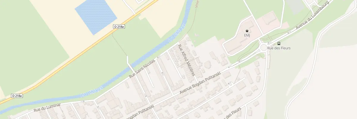 Plan du 25 Rue Alfred Mézières à Longlaville