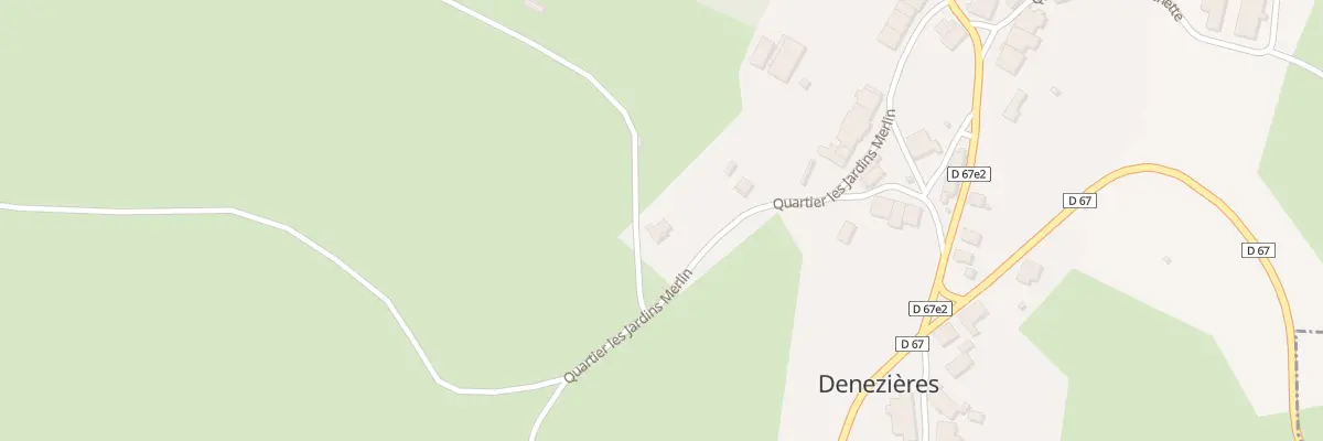 Plan du 12 Qua les Jardins Merlin à Denezières