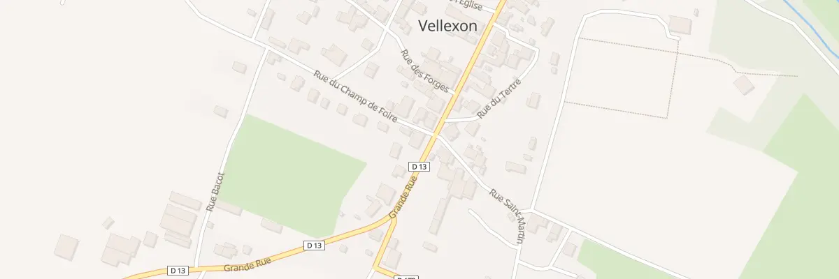 Plan du 5132 Gr Grande Rue à Vellexon-Queutrey-et-Vaudey