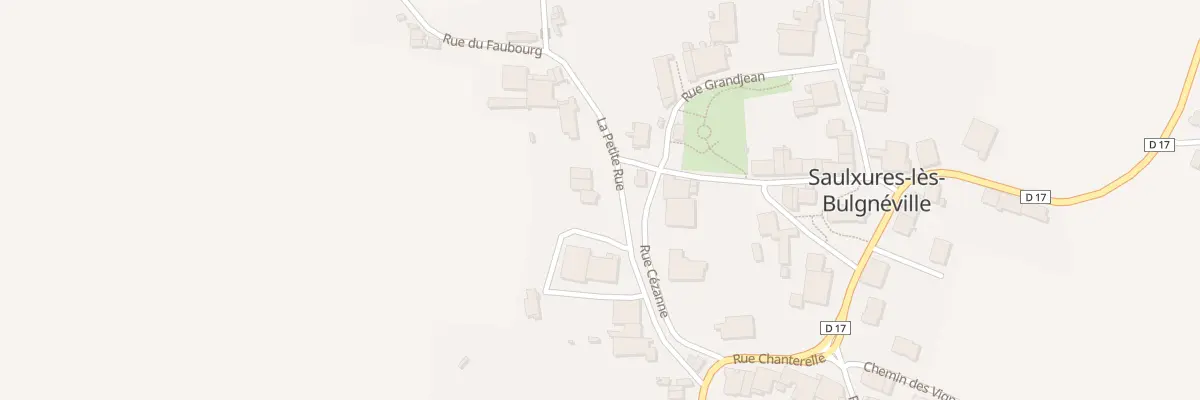 Plan du 13 Ptr La Petite Rue à Saulxures-lès-Bulgnéville