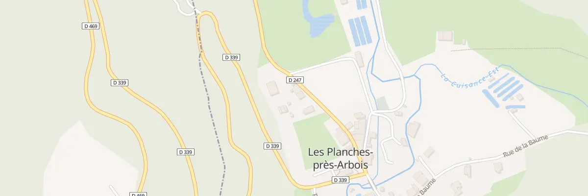 Plan du 17 Rue de la Cuisance aux Planches-près-Arbois