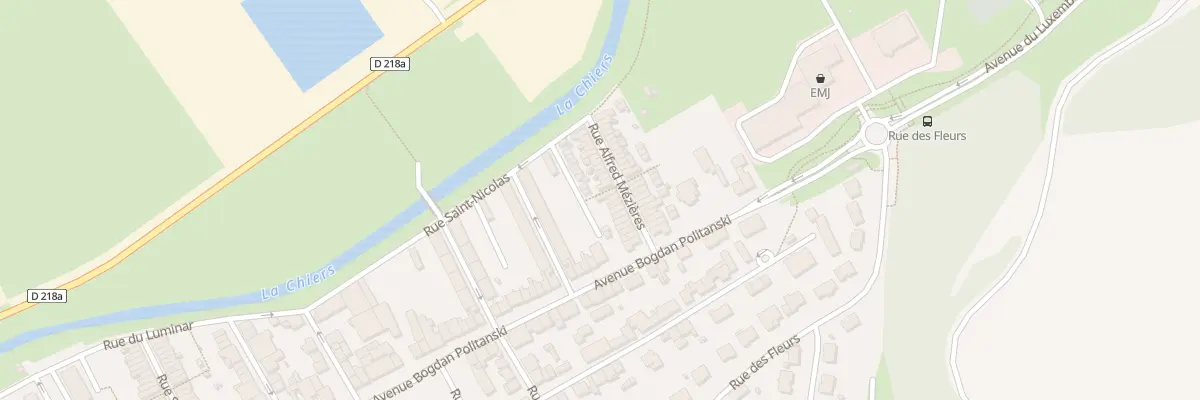 Plan du 17 Rue Alfred Mézières à Longlaville