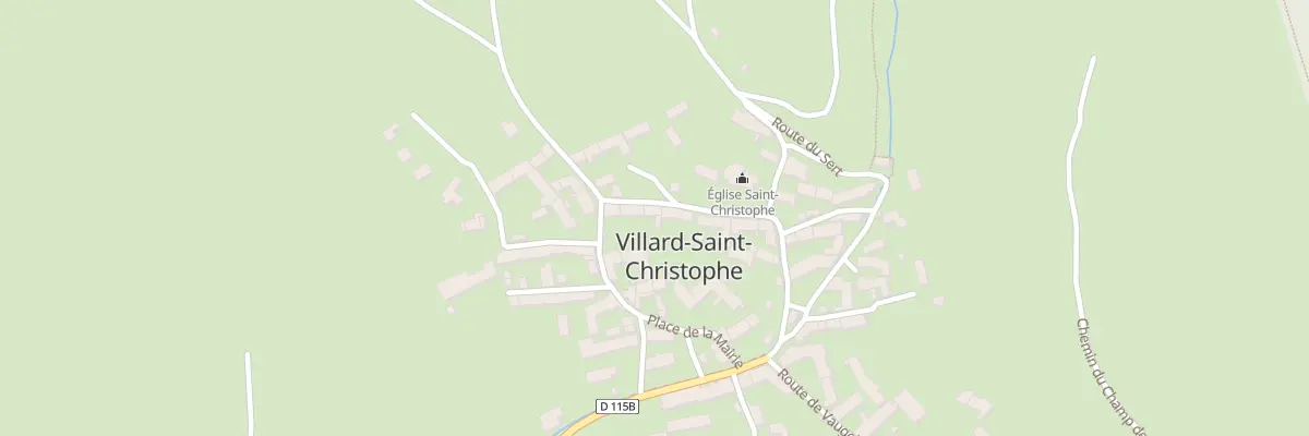 Plan du 157 Rte de l’Eglise à Villard-Saint-Christophe