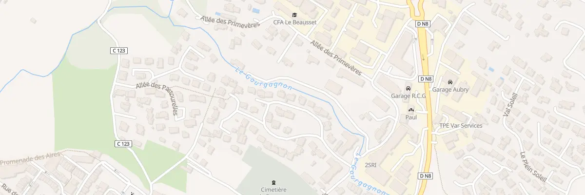 Plan du 31 Rue du Lot la Gouorgo au Beausset
