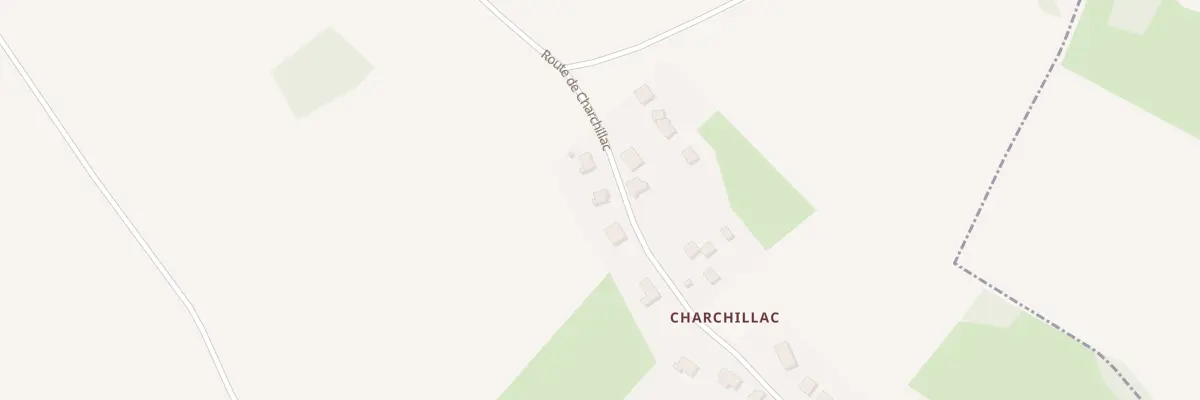 Plan du 14 Rte de Charchillac à Salans