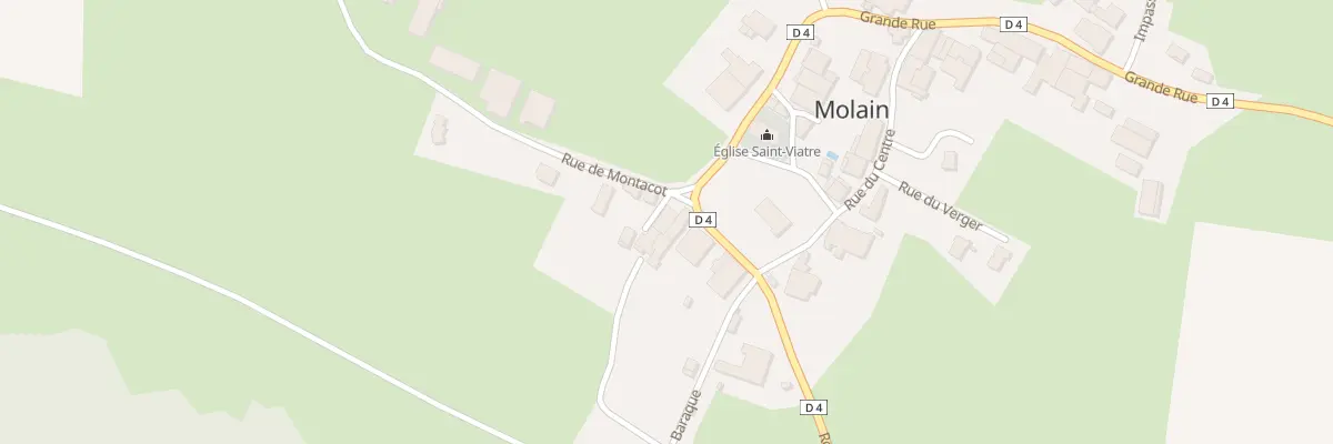 Plan du 2 Imp du Montacot à Molain