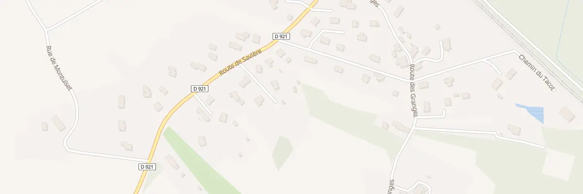 Plan du 313 Rte de Savière à Vions
