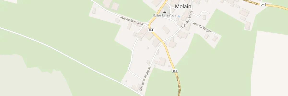 Plan du 5 Rte de Besain à Molain