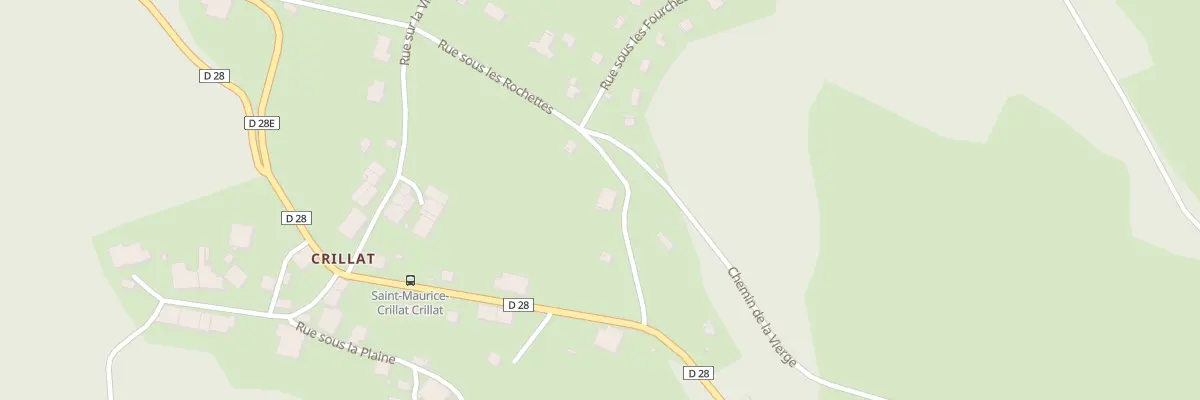 Plan du 8 Rue sous les Rochettes à Saint-Maurice-Crillat