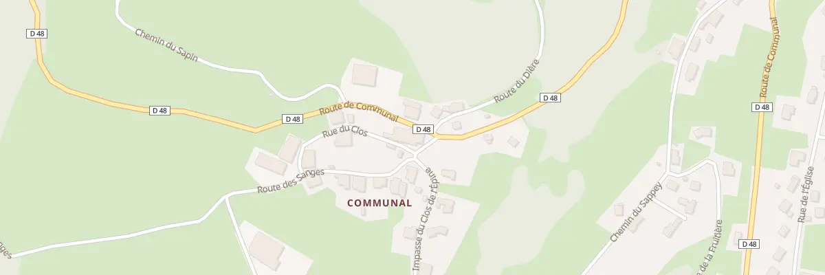 Plan du 24 Rue du Clos à Champfromier