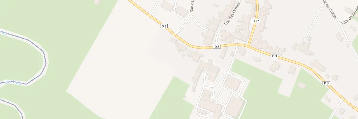 Plan du 88 Rue St Lambert à Attignéville