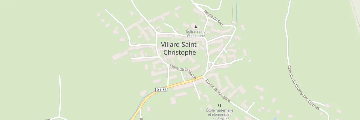 Plan du 19 Pl de la Mairie à Villard-Saint-Christophe