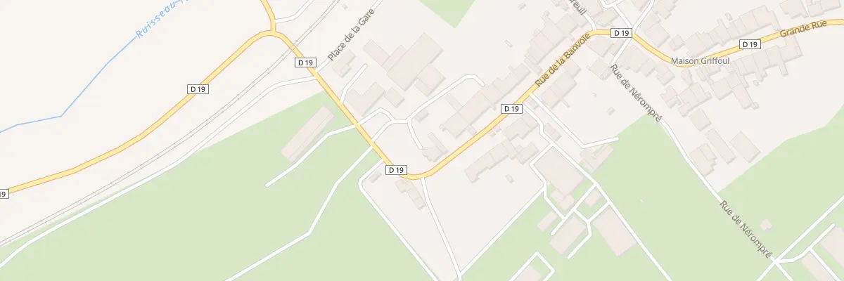 Plan du 22 Rue de la Banvoie à Punerot