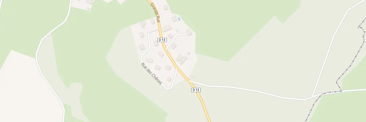 Plan du 25 Gr Grande Rue à Ferrières-les-Bois