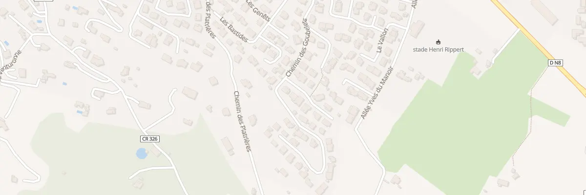 Plan du 9000 Tsse des Goubelets au Beausset