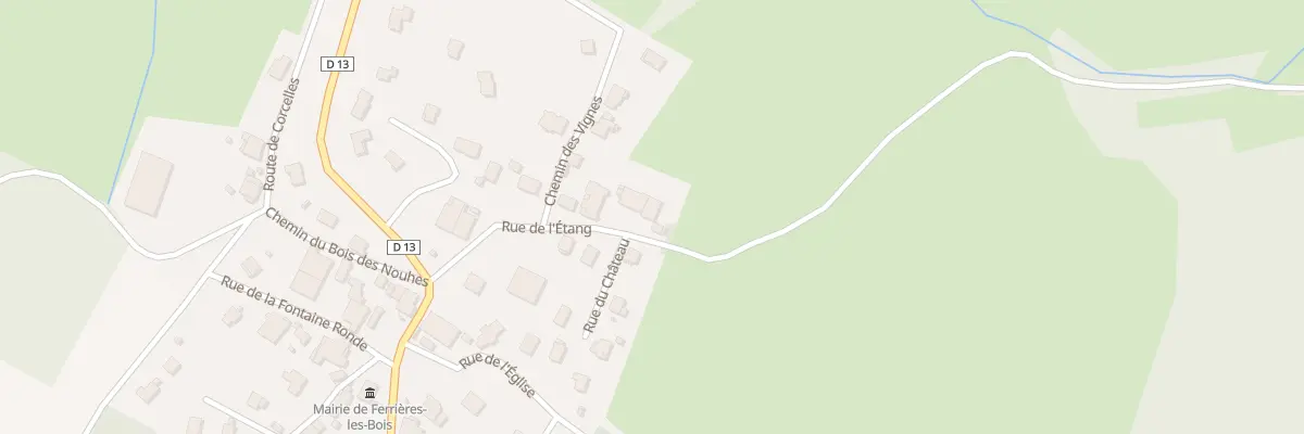 Plan du 11 Che de l’Etang à Ferrières-les-Bois