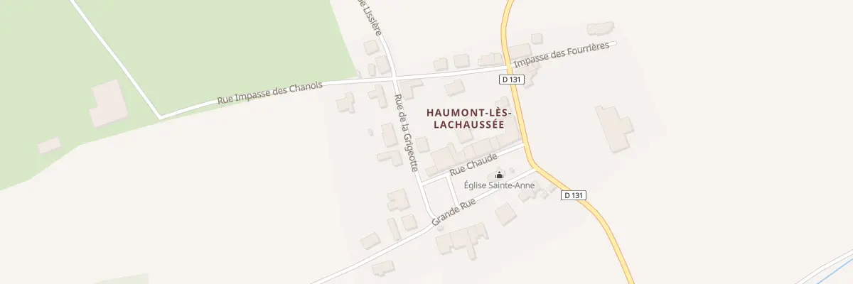 Plan du 8 Rue de la Grigeotte à Lachaussée