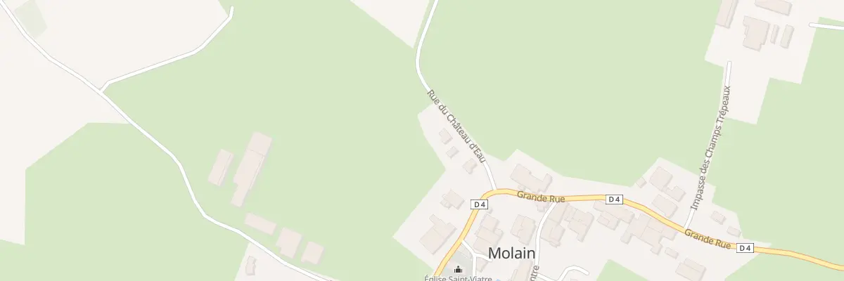 Plan du 4 Imp du Château d’Eau à Molain
