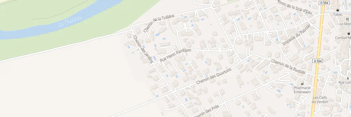 Plan du 561 Rue Henri Pardigon à Vinon-sur-Verdon