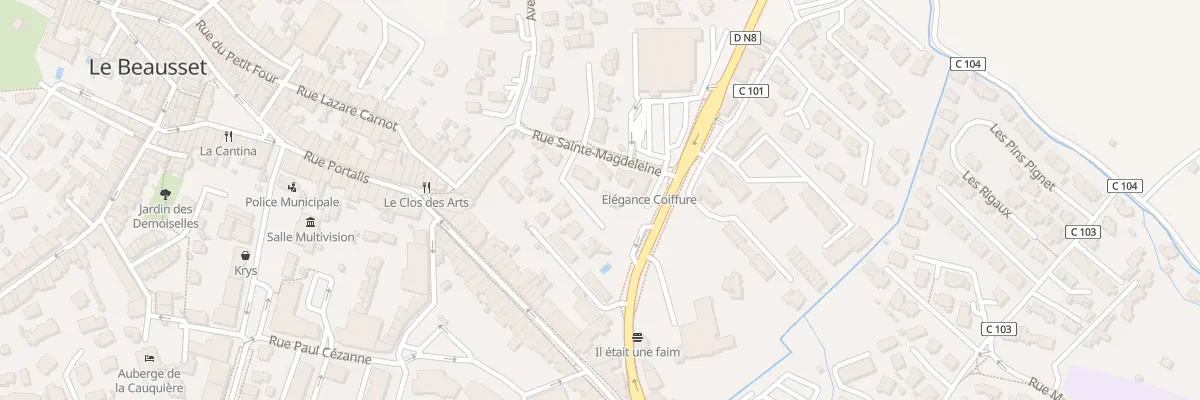 Plan du 4 Rue du Lot le Peyron au Beausset