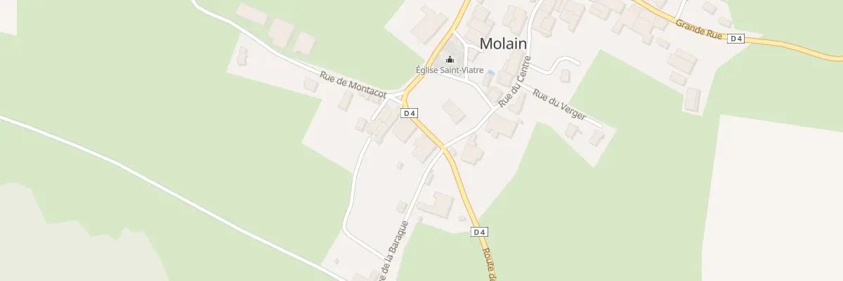 Plan du 7 Rte de Besain à Molain