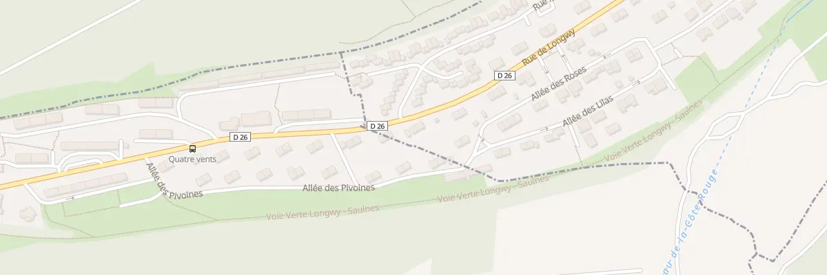 Plan du 103 Rue de Longwy à Saulnes