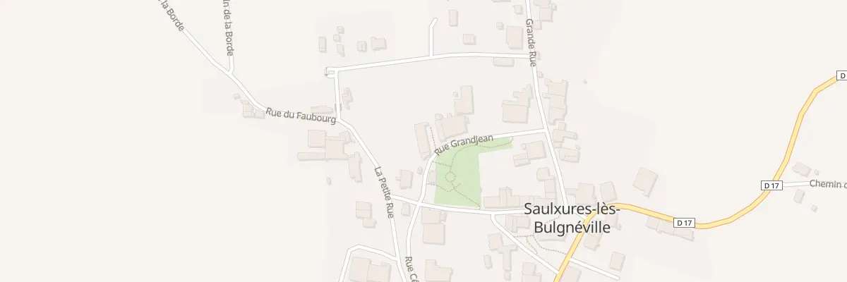 Plan du 6 Rle Grandjean à Saulxures-lès-Bulgnéville