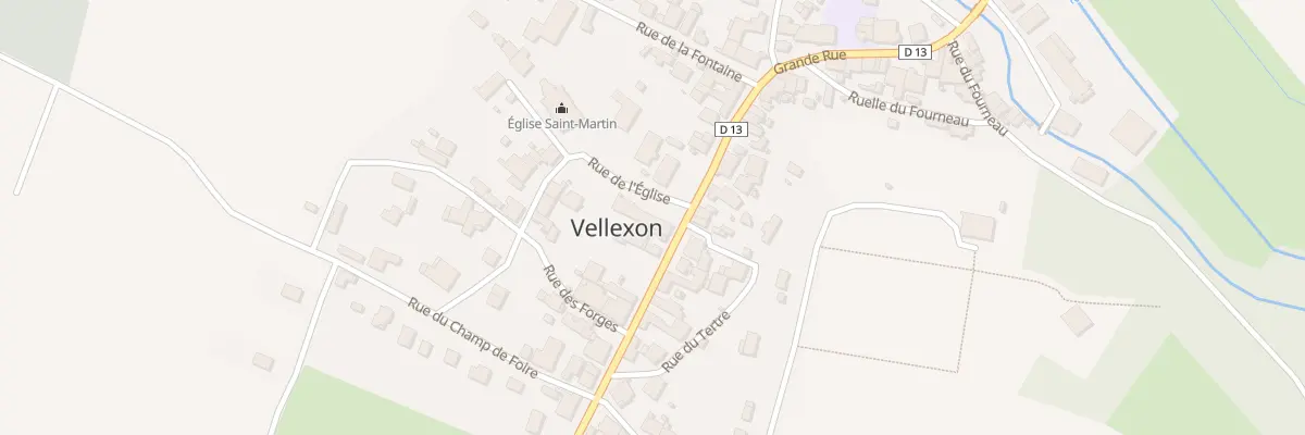 Plan du 29 Gr Grande Rue à Vellexon-Queutrey-et-Vaudey
