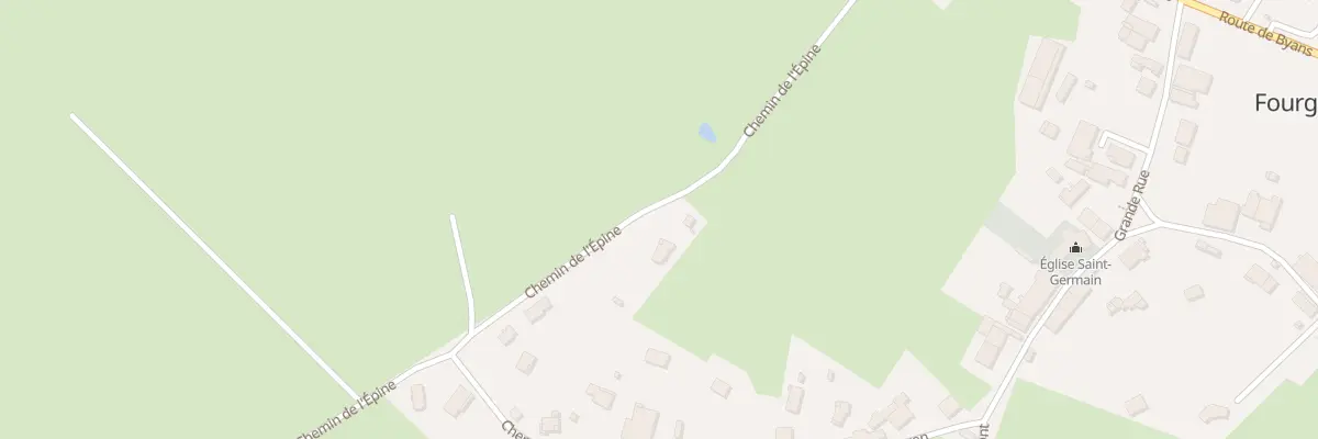 Plan du 6B Che de l’Epine à Fourg