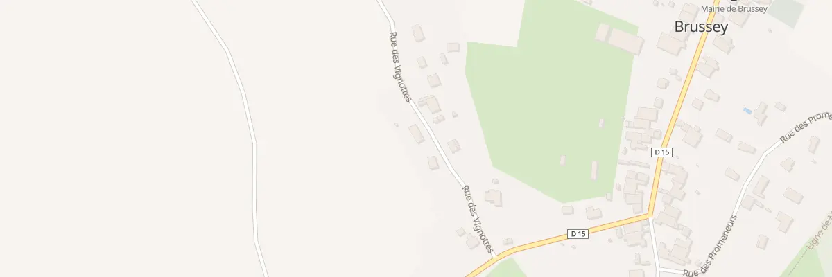 Plan du 9 Rue des Vignottes à Brussey