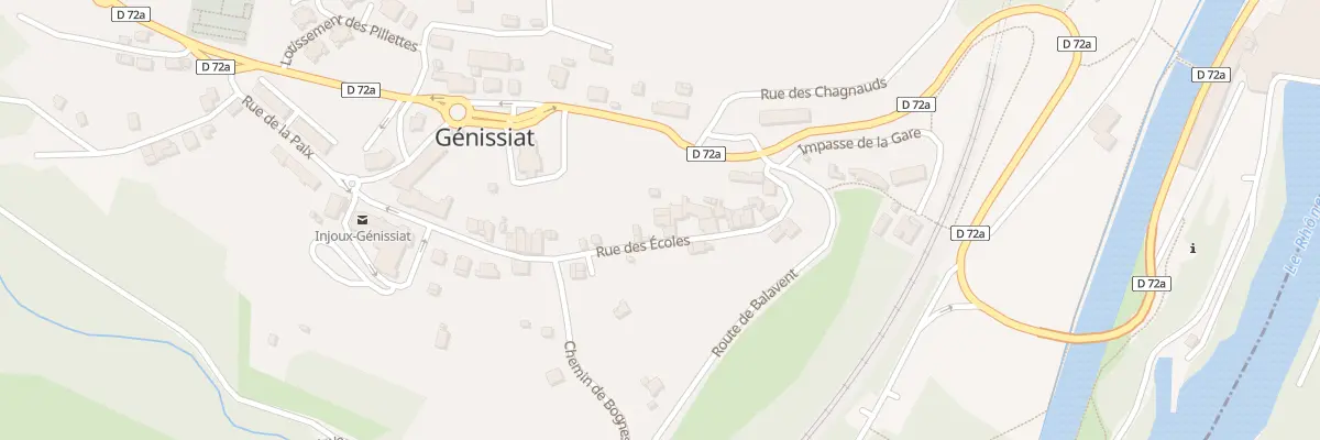 Plan du 25 Rue des Ecoles à Injoux-Génissiat