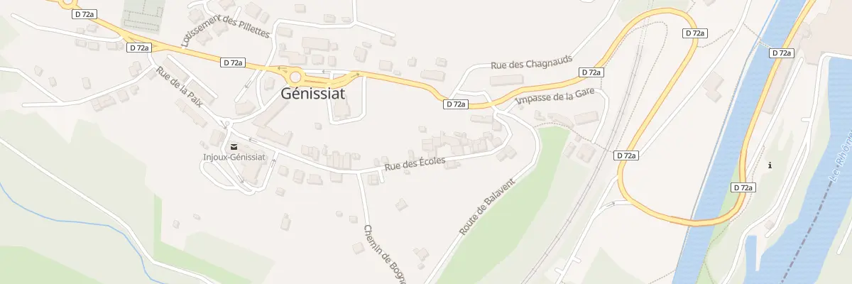 Plan du 23 Rue des Ecoles à Injoux-Génissiat